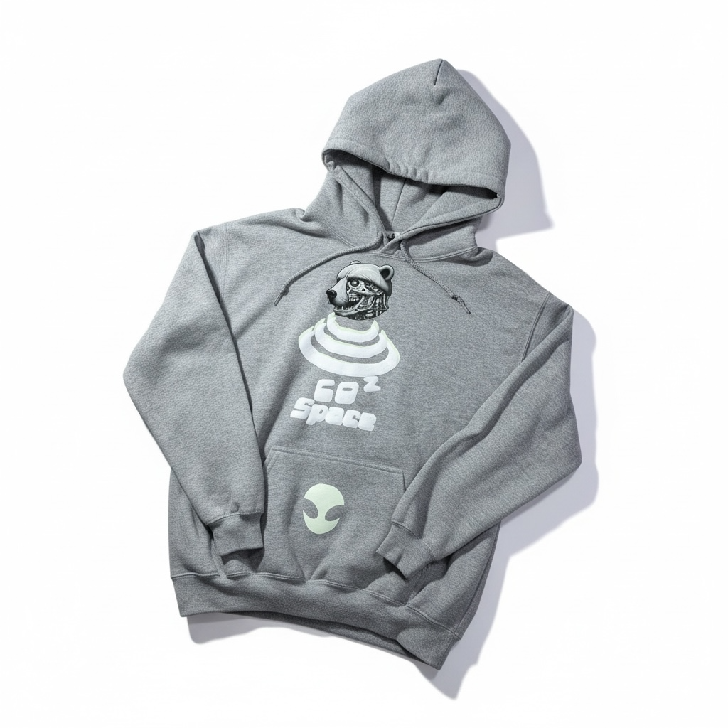 COz Space Alien Grey Hoodie